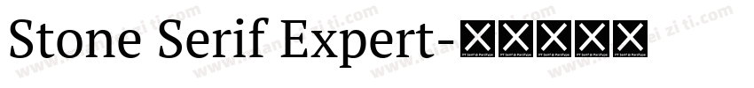 Stone Serif Expert字体转换